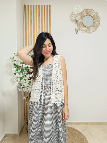 Chaleco Sol crochet