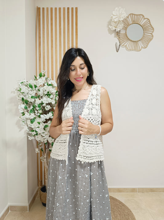 Chaleco Sol crochet