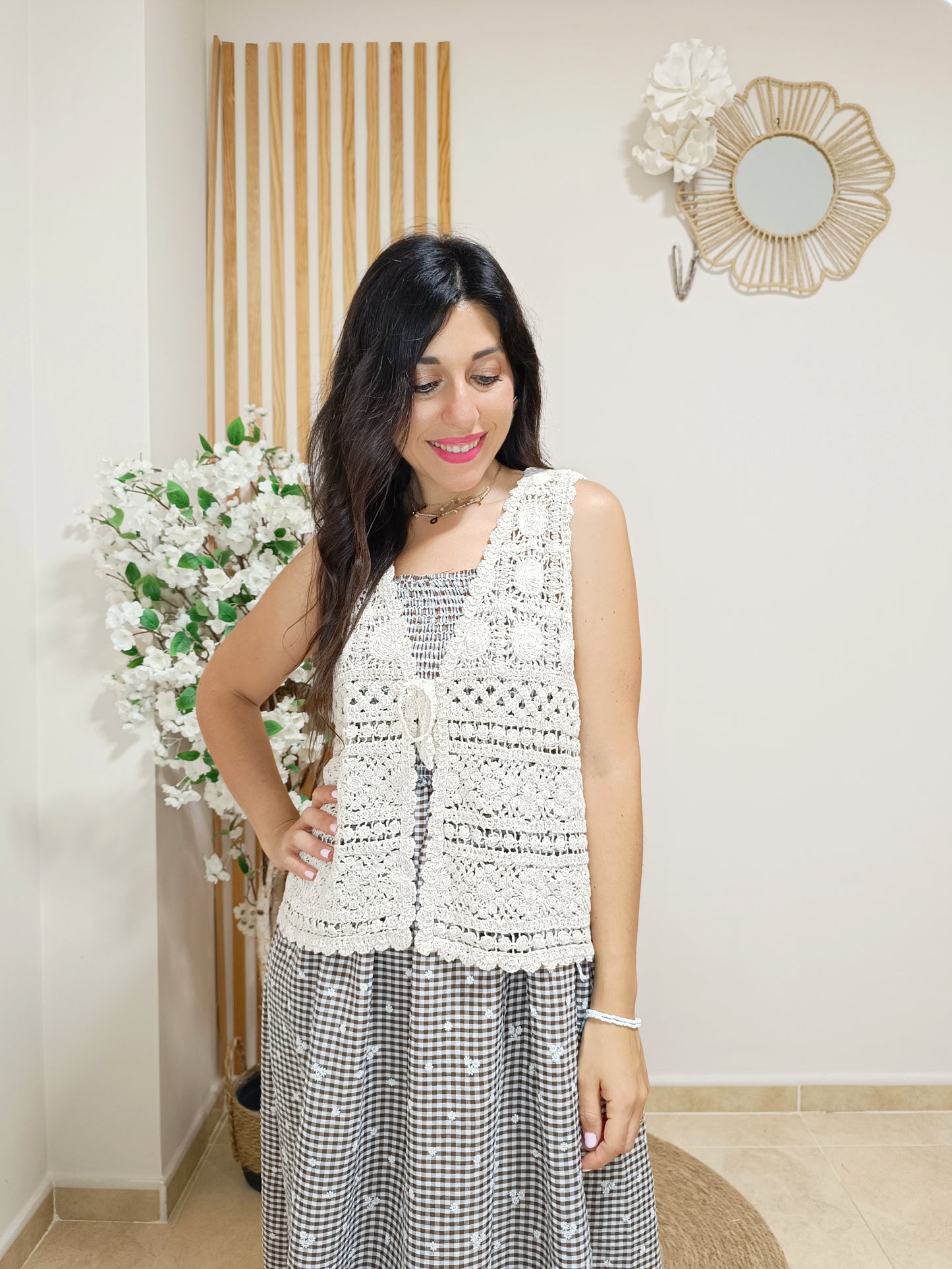 Chaleco Sol crochet