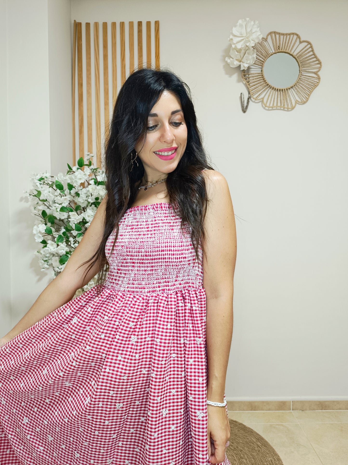 Vestido Gaia rojo