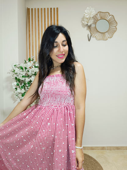 Vestido Gaia rojo