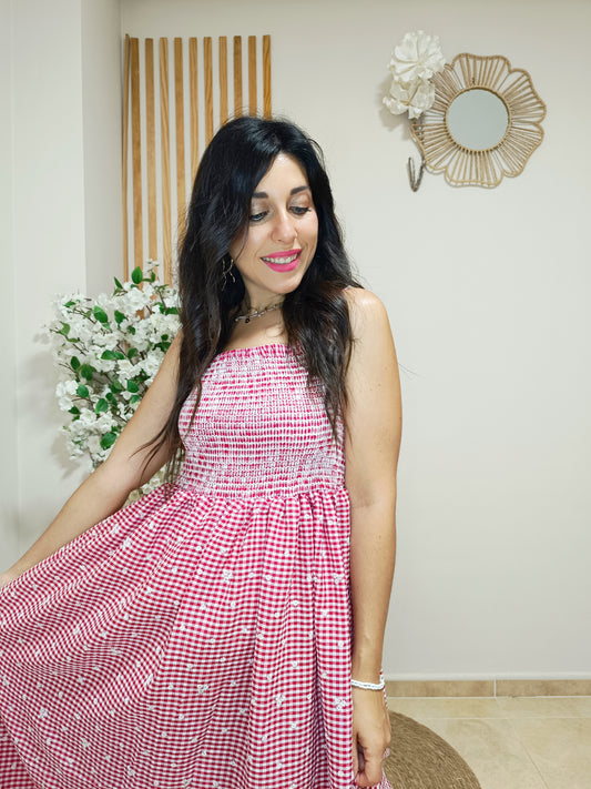 Vestido Gaia rojo