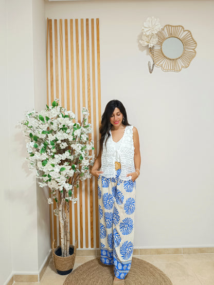 Pantalón Creta azul