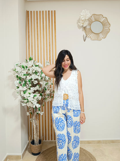 Pantalón Creta azul