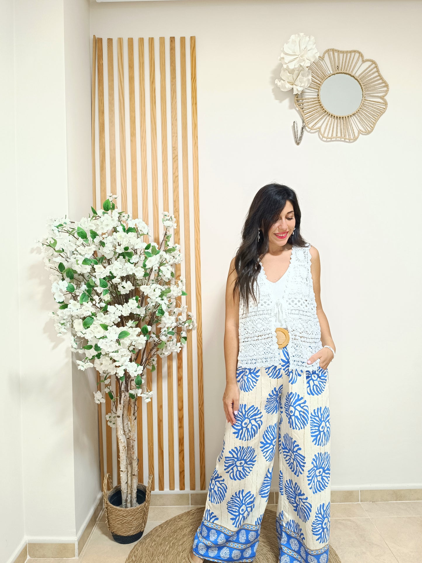 Pantalón Creta azul