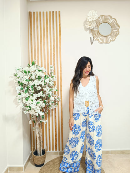 Pantalón Creta azul