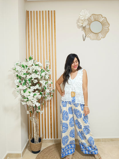 Pantalón Creta azul