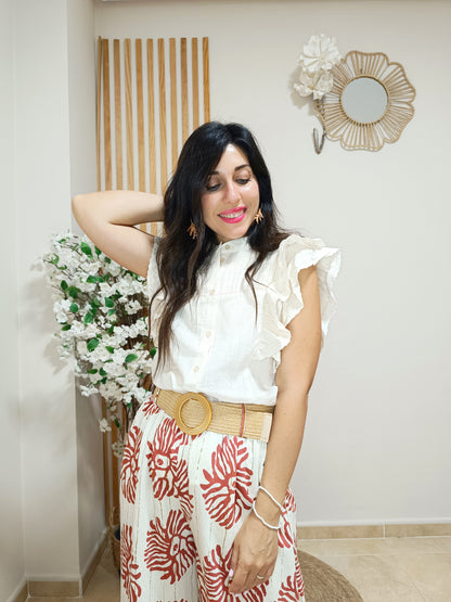 Pantalón Creta coral