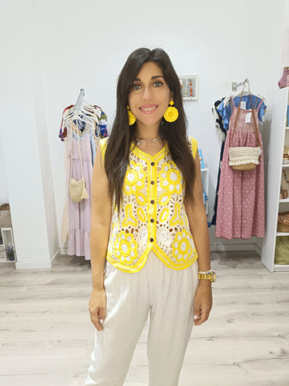 Chaleco crochet Marlene
