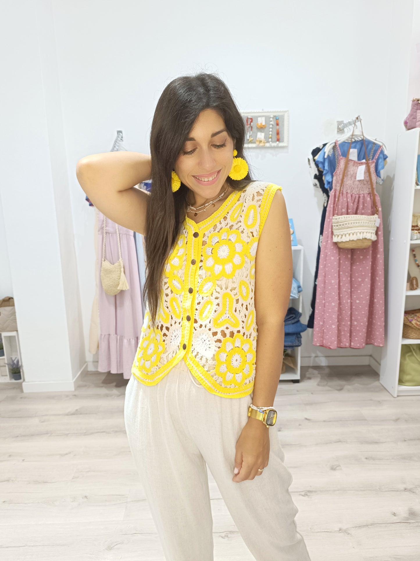 Chaleco crochet Marlene