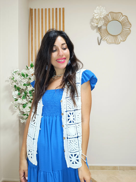 Chaleco Indira blanco