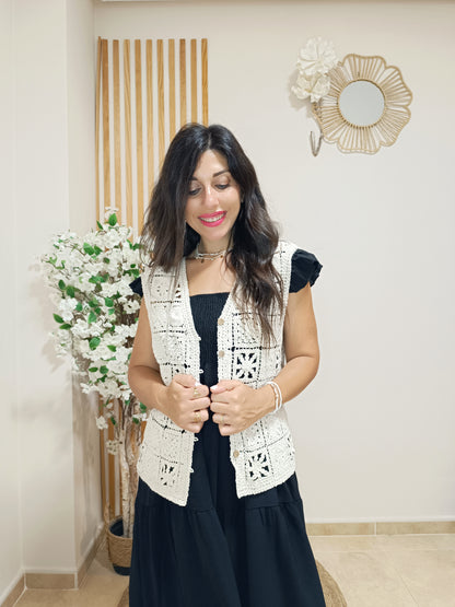 Chaleco Indira beige