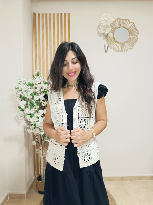 Chaleco Indira beige