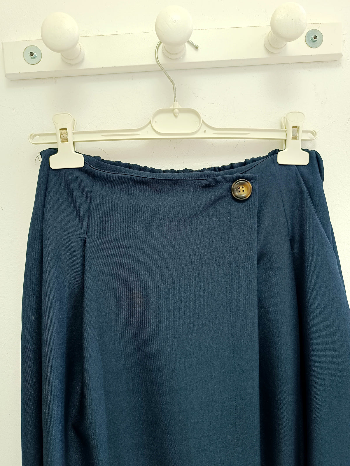 Falda Bristol azul marino