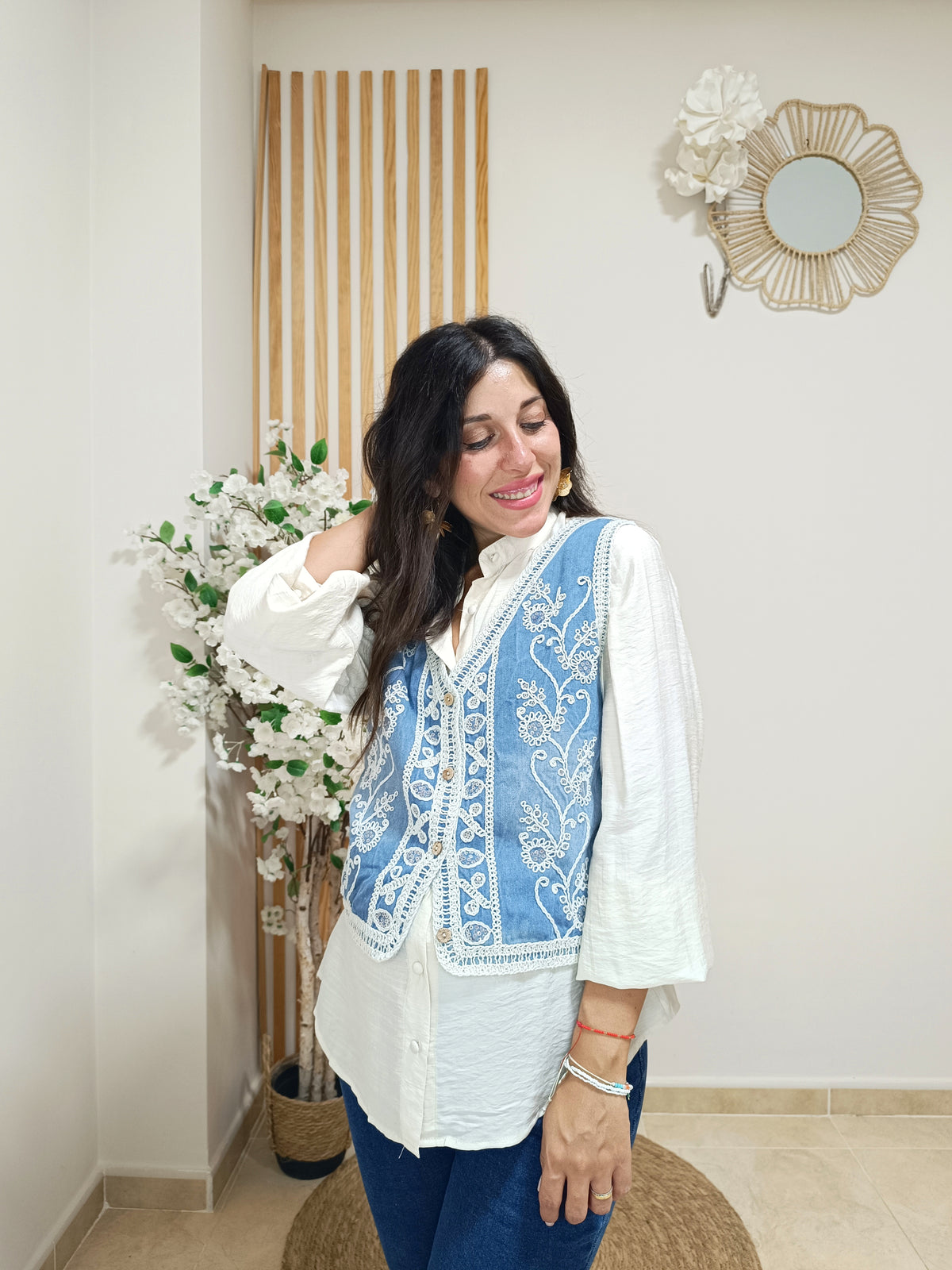 Chaleco denim Edurne