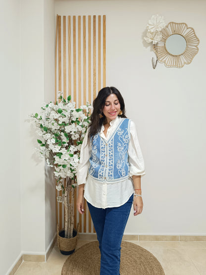 Chaleco denim Edurne
