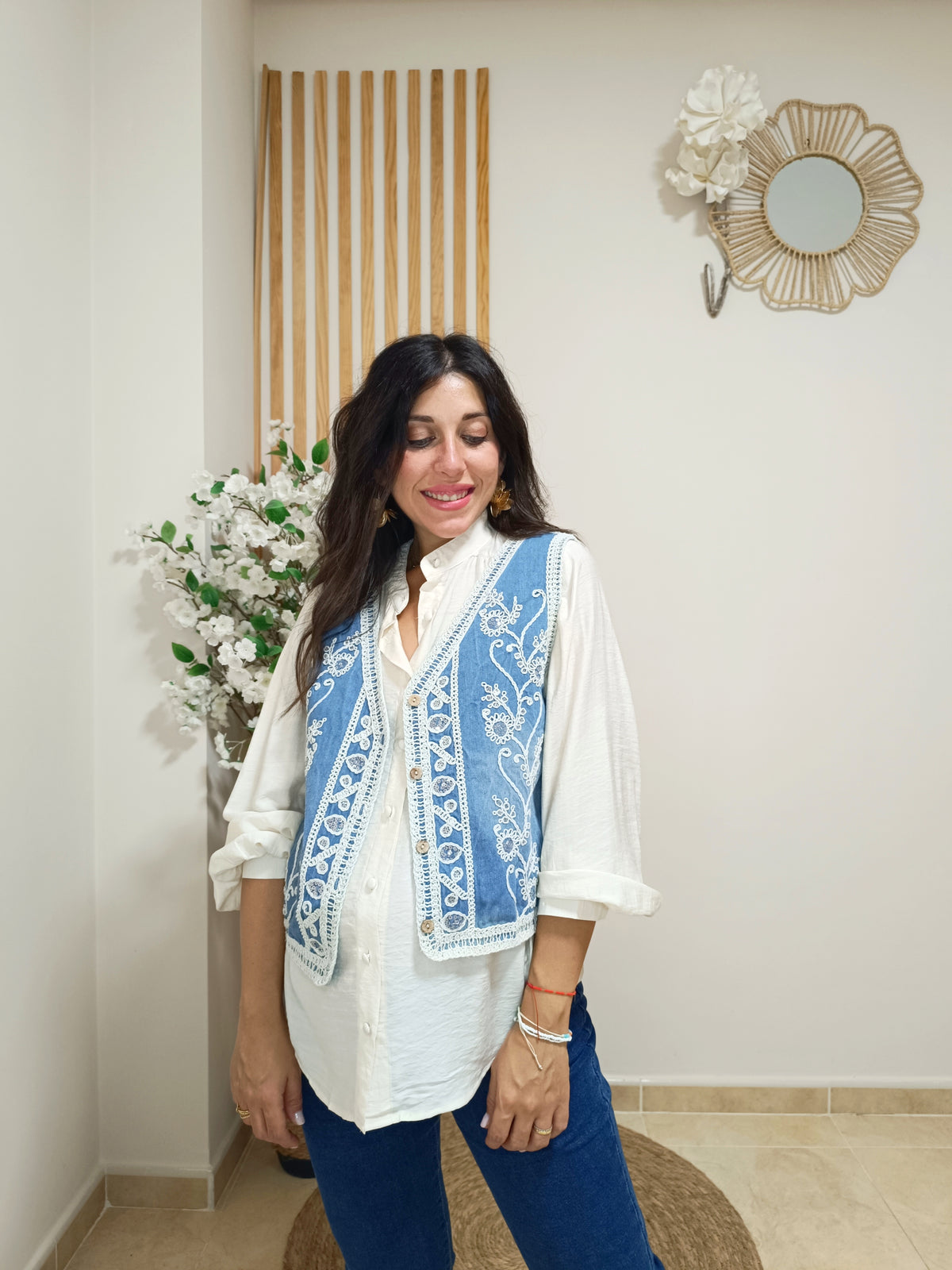 Chaleco denim Edurne
