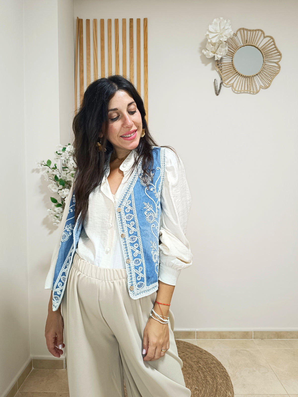 Pantalón Selene beige