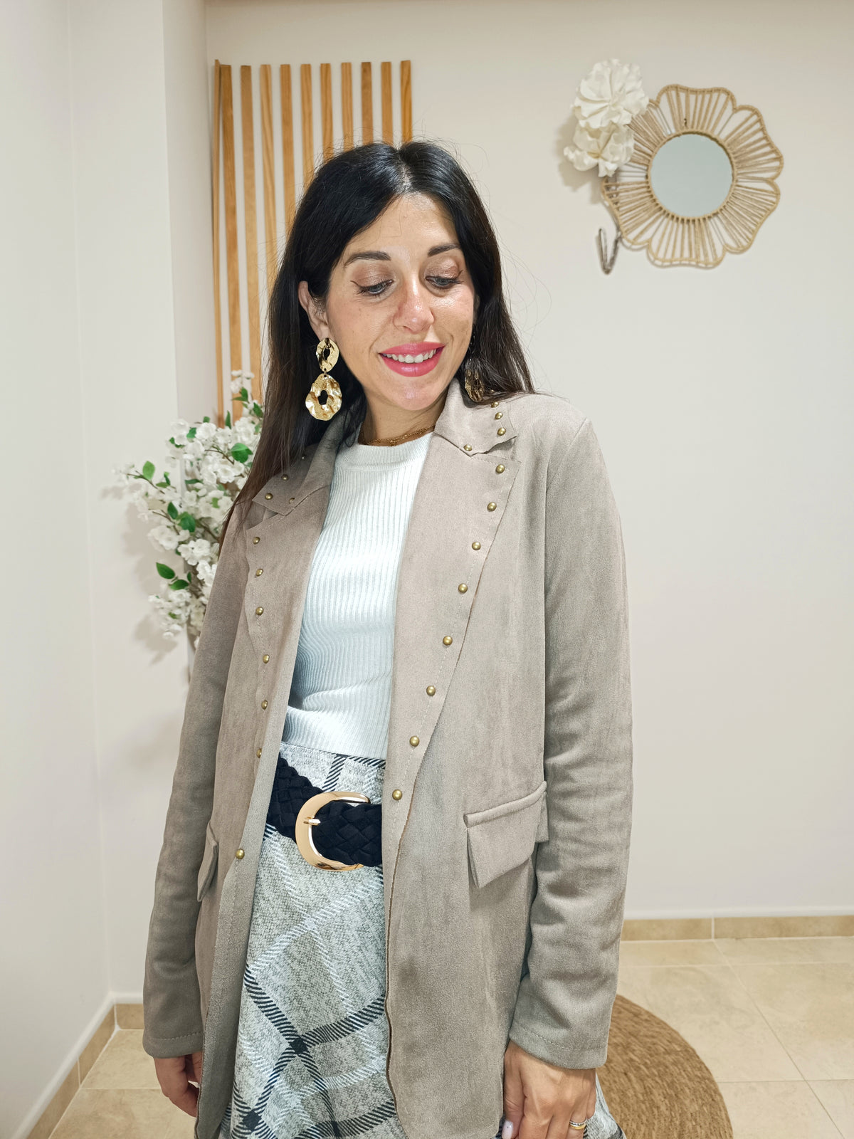 Chaqueta Arizona taupe