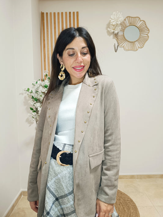 Chaqueta Arizona taupe