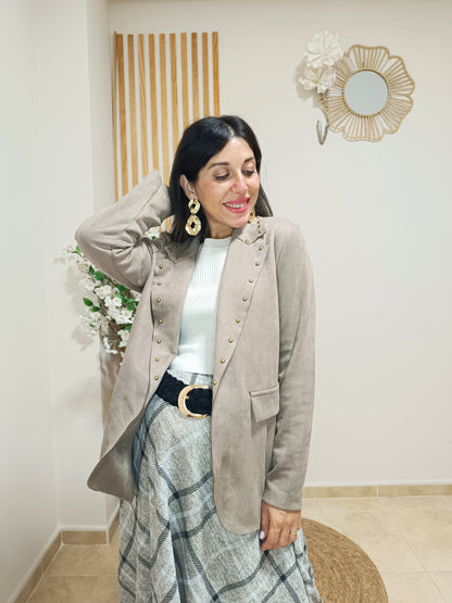 Chaqueta Arizona taupe