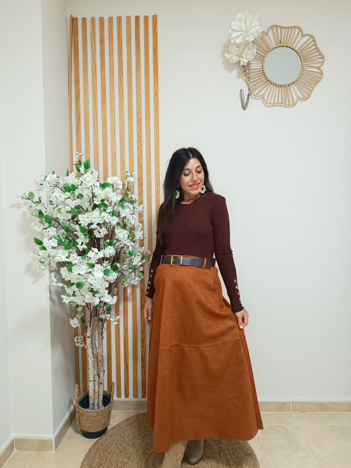 Falda antelina Carla caldera