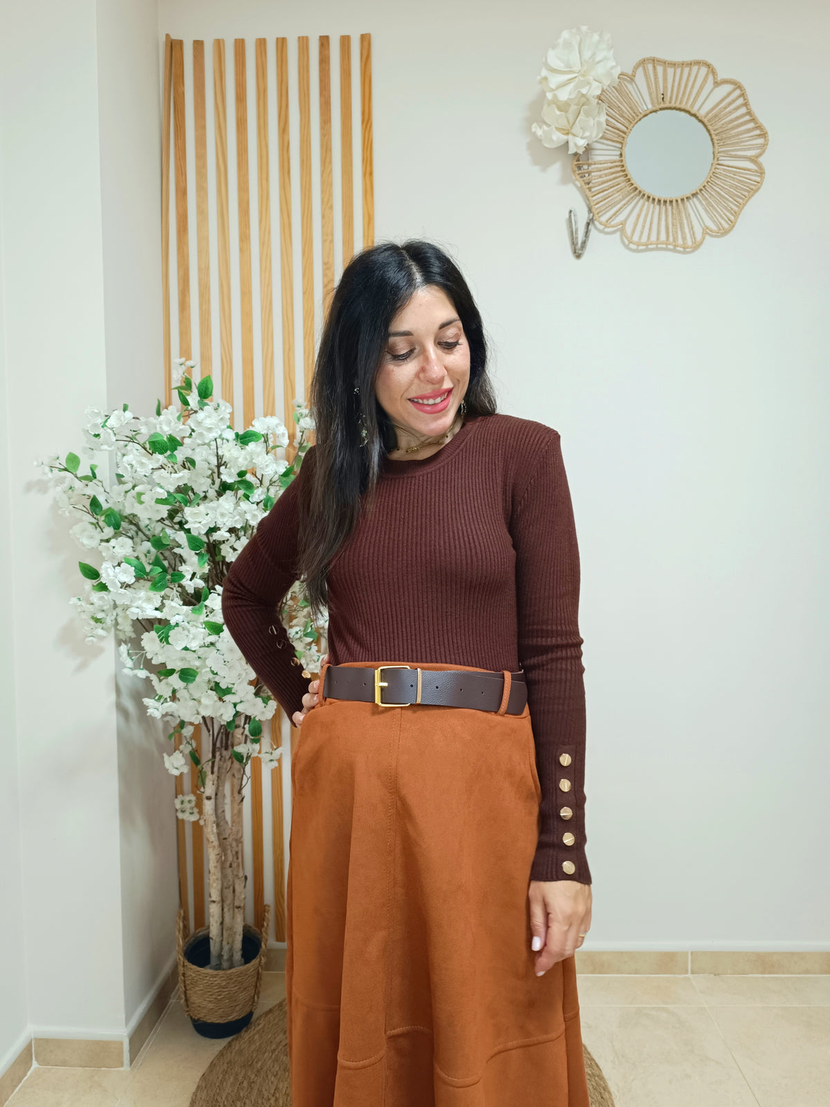 Falda antelina Carla caldera