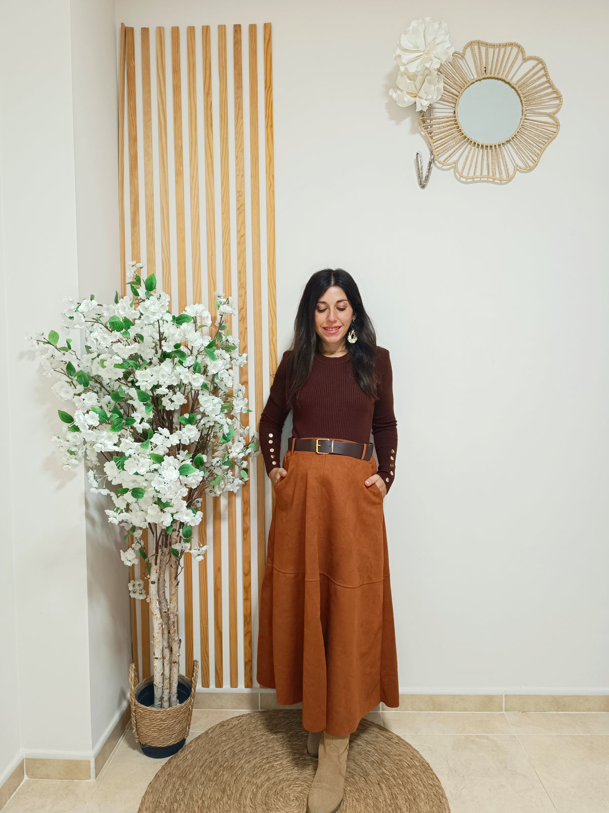 Falda antelina Carla caldera