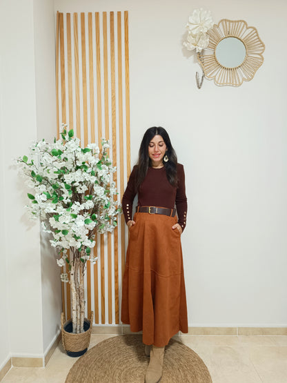 Falda antelina Carla caldera