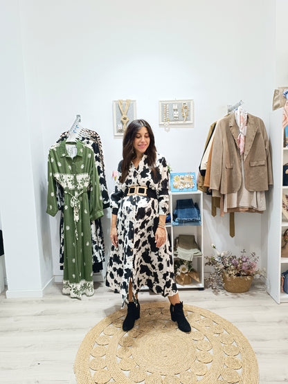 Vestido Black Cow